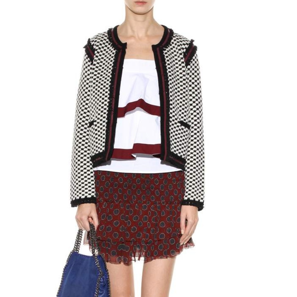 Tory Burch Sequin Embellished Petra Sweater Jacket - Picture 3 of 7